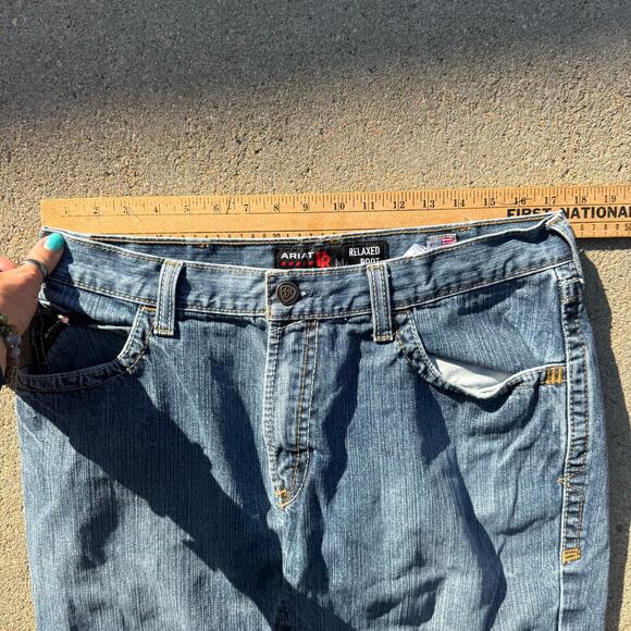 Ariat 34x30 FR M4 Relaxed Basic Boot Cut Jeans 10012555 PAIR #8 - Picture 7 of 10